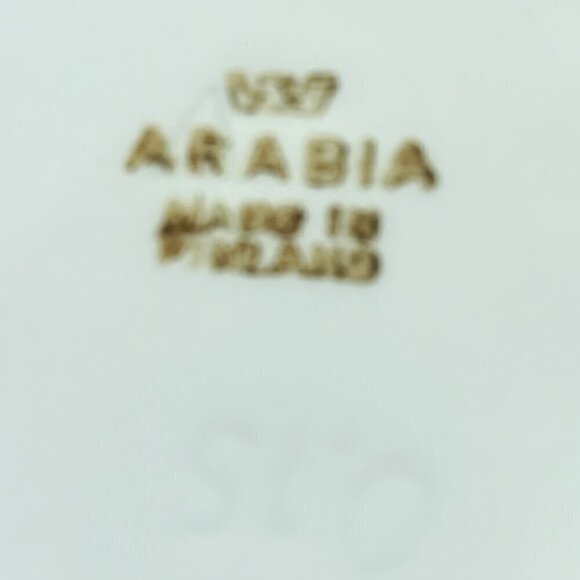 Arabia Finland Ribbons Pink Mini Covered Sugar Bowl & Creamer Pitcher Set - Picture 7 of 8